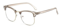 Berg Trendy Glasses Frame Rectangle Frames Southood clear grey silver 