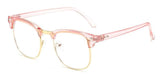 Berg Trendy Glasses Frame Rectangle Frames Southood clear pink gold 