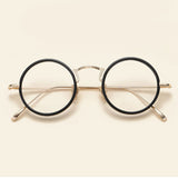 Betty Retro Round Plastic Titanium Glasses Frame Round Frames Southood 