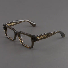 Bill Acetate Rectangle Glasses Frame Rectangle Frames Southood Green Grey 