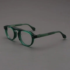 Bink Retro Acetate Glasses Frame Aviator Frames Southood Green 