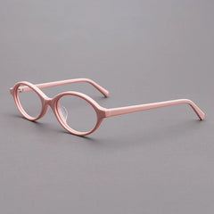 Birkit Vintage Acetate Glasses Frame Oval Frames Southood Pink 