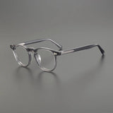 Birkit Vintage Acetate Glasses Frame Round Frames Southood Gray 