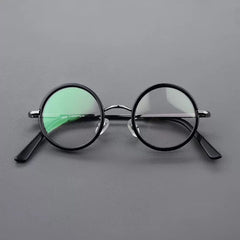 Boney Round Titanium Eyeglasses Frame Round Frames Southood Gray 