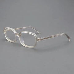 Bonnie Acetate Rectangle Glasses Frame Rectangle Frames Southood Matte Yellow 