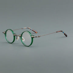 Botolf Vintage Punk Acetate Glasses Frame Round Frames Southood Green 