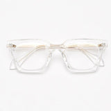 Brady Square TR90 Vintage Eyeglass Frame Rectangle Frames Southood Clear 