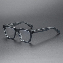 Bryce Vintage Acetate Glasses Frame Rectangle Frames Southood Gray 