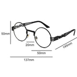 Buck Vintage Steampunk Round Glasses Frame Round Frames Southood 