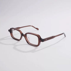 Bulls Retro Rectangle Glasses Frame Rectangle Frames Southood Dark Tea 