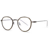 Calliope Ultralight Round Glasses Frame Round Frames Southood Green gray 