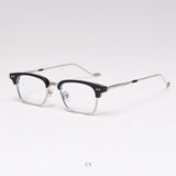 Calvin Square Half Glasses Frame Rectangle Frames Southood C5silver-black 