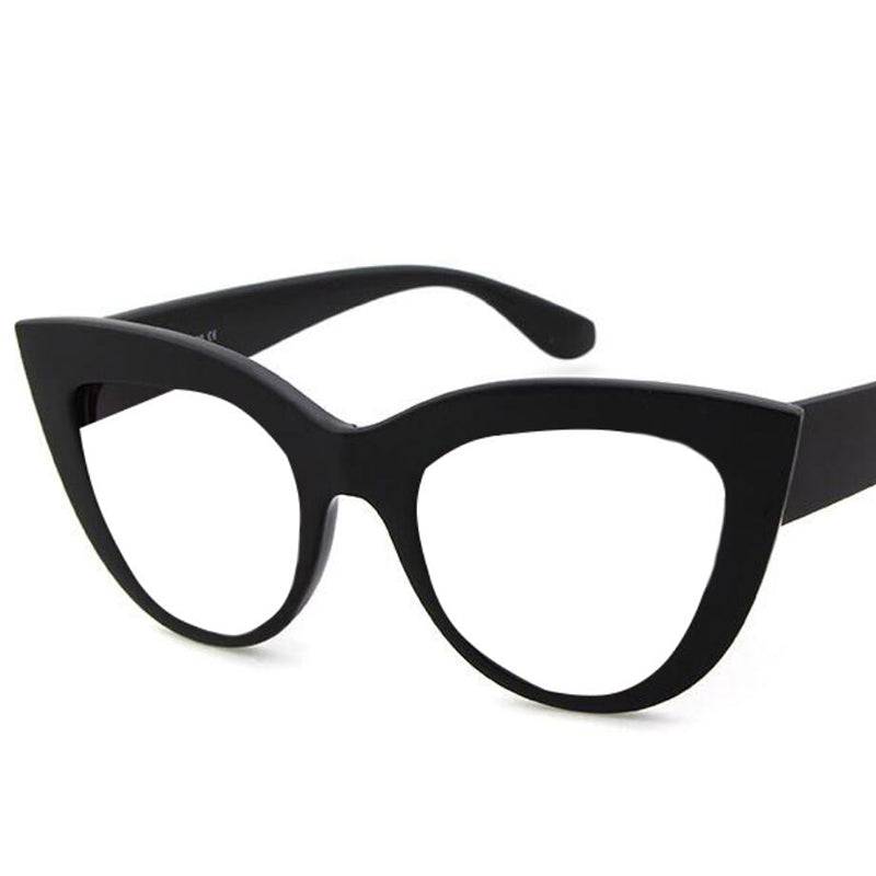 Carmen Vintage Cat Eye Glasses Frame Cat Eye Frames Southood Black without lens 