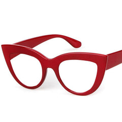 Carmen Vintage Cat Eye Glasses Frame Cat Eye Frames Southood Red without lens 