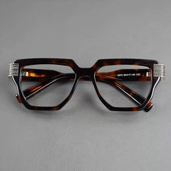 Case Vintage Acetate Glasses Frame Rectangle Frames Southood 