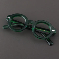 Cash Vintage Acetate Glasses Frame Round Frames Southood Green 