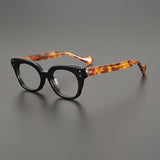 Cassi Acetate Glasses Frame Cat Eye Frames Southood Black 
