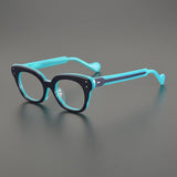 Cassi Acetate Glasses Frame Cat Eye Frames Southood Blue 