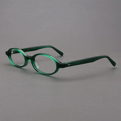 Cassi Acetate Glasses Frame Oval Frames Southood Green 