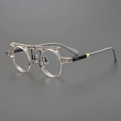 Charlie Round Glasses Frame Browline Frames Southood clear-yellow 