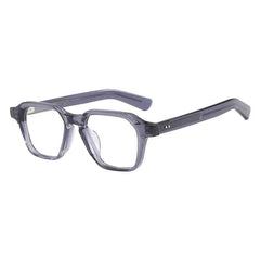 Clef Vintage Acetate Eyeglasses Frame Rectangle Frames Southood Grey 