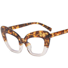 Cleo Cat Eye Glasses Frame Cat Eye Frames Southood tea flower clear 