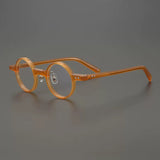 Cob Vintage Round Acetate Glasses Frame Round Frames Southood Orange 
