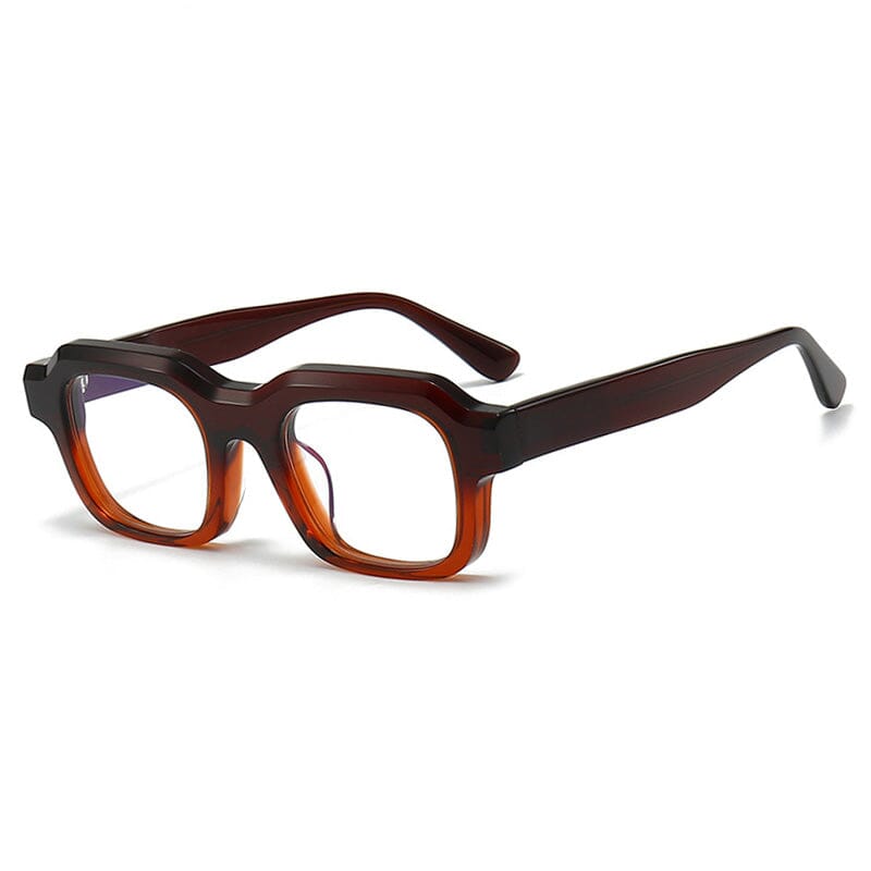 Colter Acetate Glasses Frame Rectangle Frames Southood Gradient Brown 