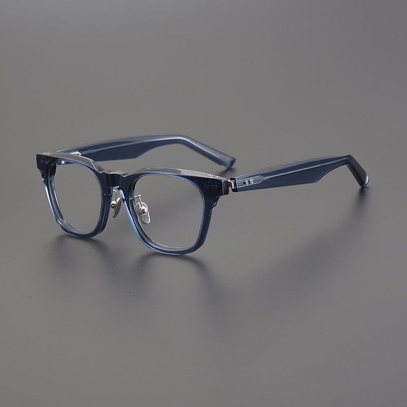 Colton Vintage Acetate Eyeglasses Frame Rectangle Frames Southood Blue 