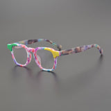 Conidi Acetate Rectangle Glasses Frame Rectangle Frames Southood Matte Colorful 