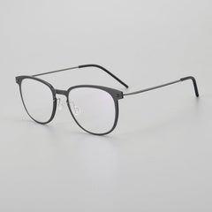 Coville Ultra light Titanium Glasses Frame Rectangle Frames Southood Gray 