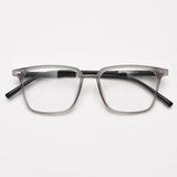 Creed Square TR90 Vintage Eyeglass Frame Rectangle Frames Southood Grey 