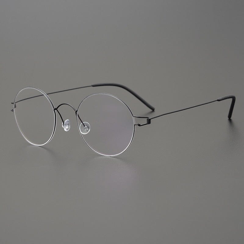 Crosby Round Glasses Frame Round Frames Southood Black 