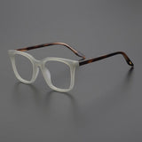 Dalwin Vintage Acetate Glasses Frame Rectangle Frames Southood Matte Gray 