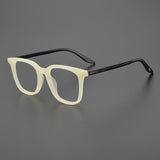 Dalwin Vintage Acetate Glasses Frame Rectangle Frames Southood Matte Yellow 