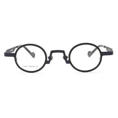 Darice Titanium Round Glasses Frame Oval Frames Southood Black 