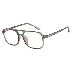 Darren Men TR90 Retro Square Glasses Frame Rectangle Frames Southood Clear Grey 