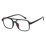 Darren Men TR90 Retro Square Glasses Frame Rectangle Frames Southood Matte Black 