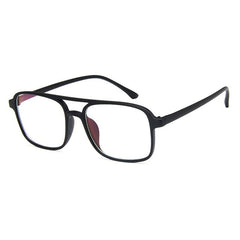 Darren Men TR90 Retro Square Glasses Frame Rectangle Frames Southood Matte Black 