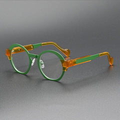 Derek Alloy Acetate Glasses Frame Round Frames Southood Green 