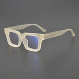 Dino Acetate Rectangle Glasses Frame Rectangle Frames Southood Matte Yellow 