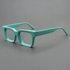 Dino Acetate Rectangle Glasses Frame Rectangle Frames Southood Mint Green 