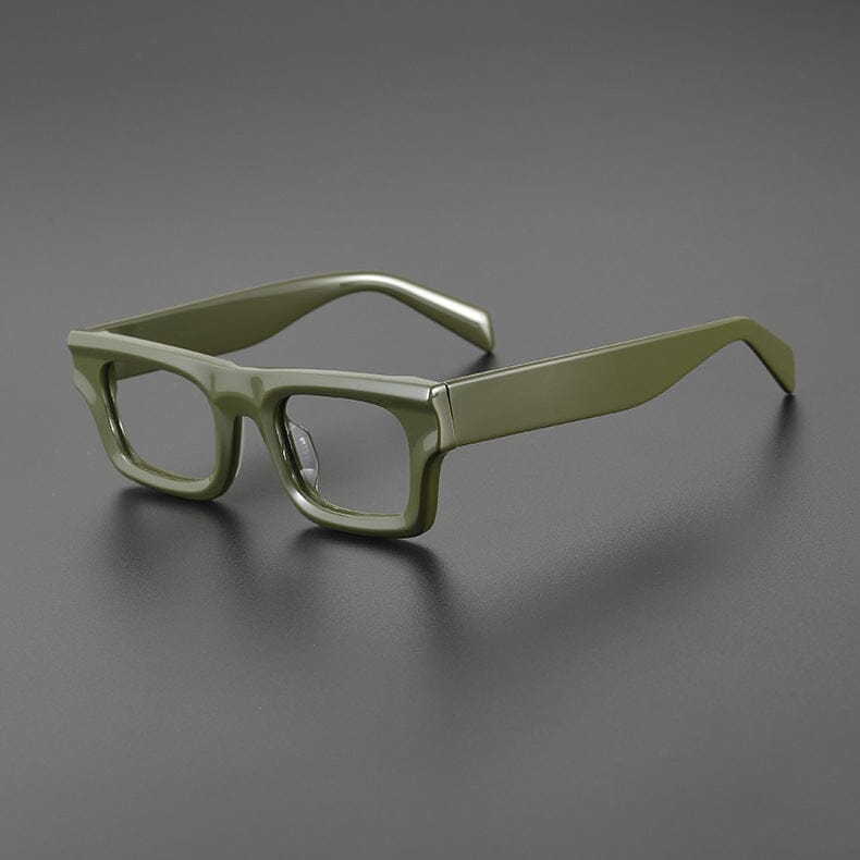 Dolly Acetate Rectangle Glasses Frame Rectangle Frames Southood Green 