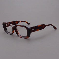 Dolly Acetate Rectangle Glasses Frame Rectangle Frames Southood Leopard 