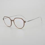 Donnalyn Ultra light Titanium Geometric Glasses Frame