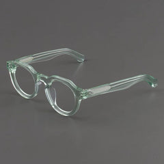 Ebrill Vintage Acetate Glasses Frame Oval Frames Southood Clear Green 