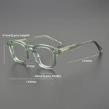Ebrill Vintage Acetate Glasses Frame Round Frames Southood 