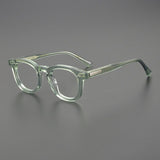 Ebrill Vintage Acetate Glasses Frame Round Frames Southood Green 