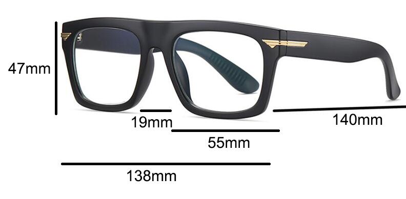 Retro square glasses outlet