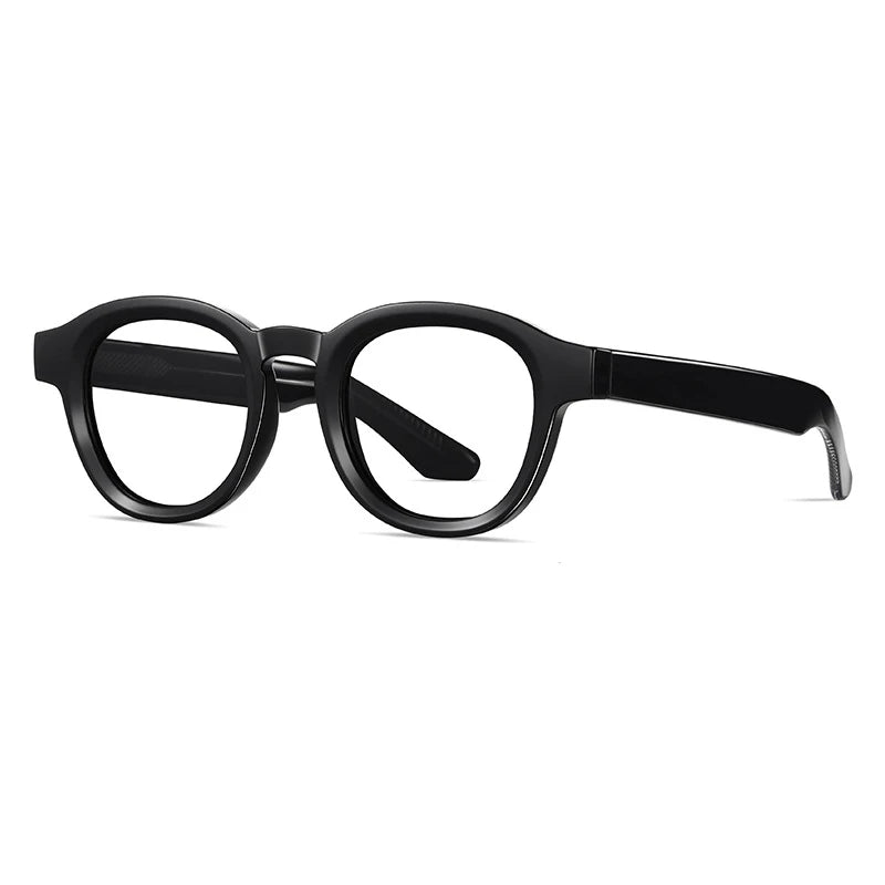 Ehren Vintage Round Eyeglasses Round Frames Southood Black 